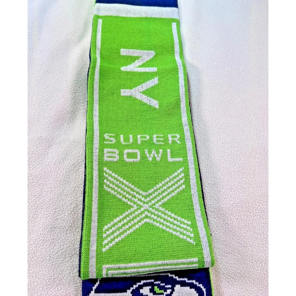 Seattle Seahawks NFL Super Bowl XLVIII(48) 2/2/2014 Scarf NWT